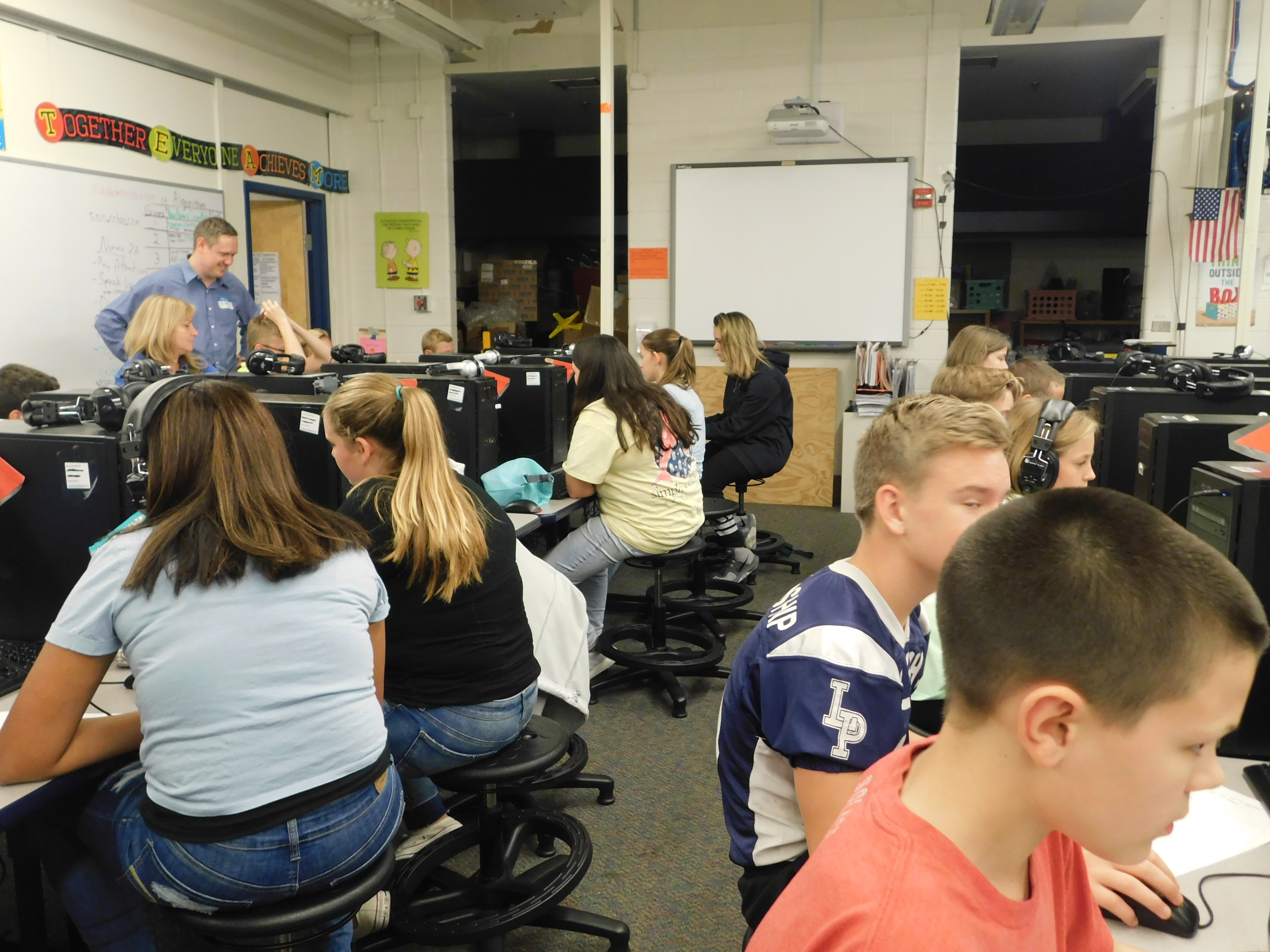 Intergalactic Education in the classroom gameplay aligned with common core standards